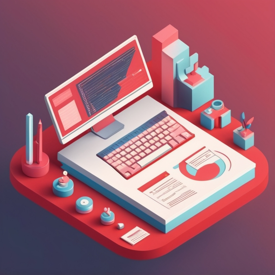 tools isometric image